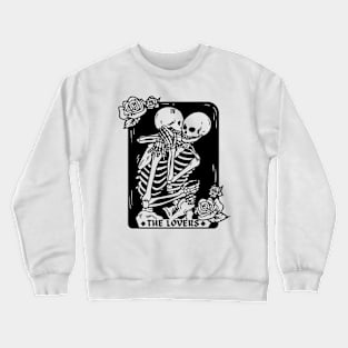 The Lovers Tarot Card Skeletons Crewneck Sweatshirt